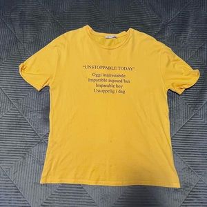 ZARA Mustard T-shirt